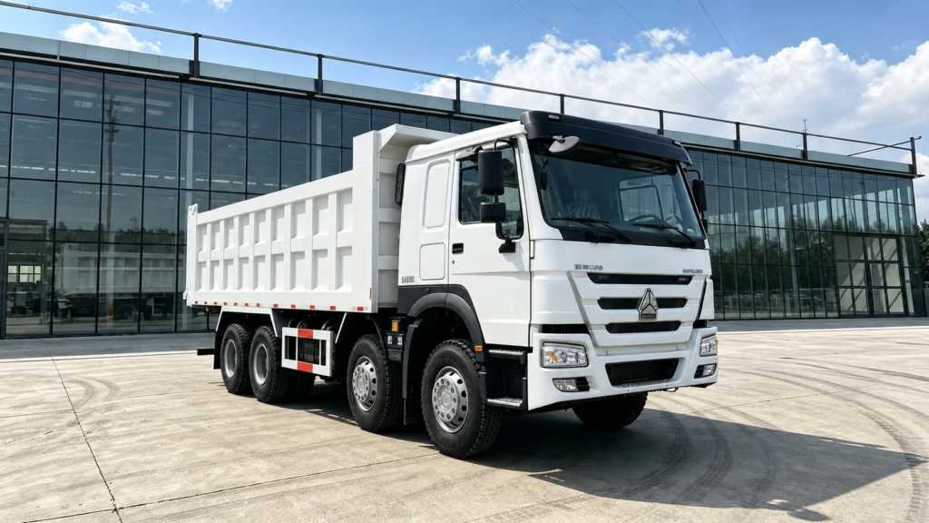 HOWO 8x4 Dump Truck — real vehicle view 1